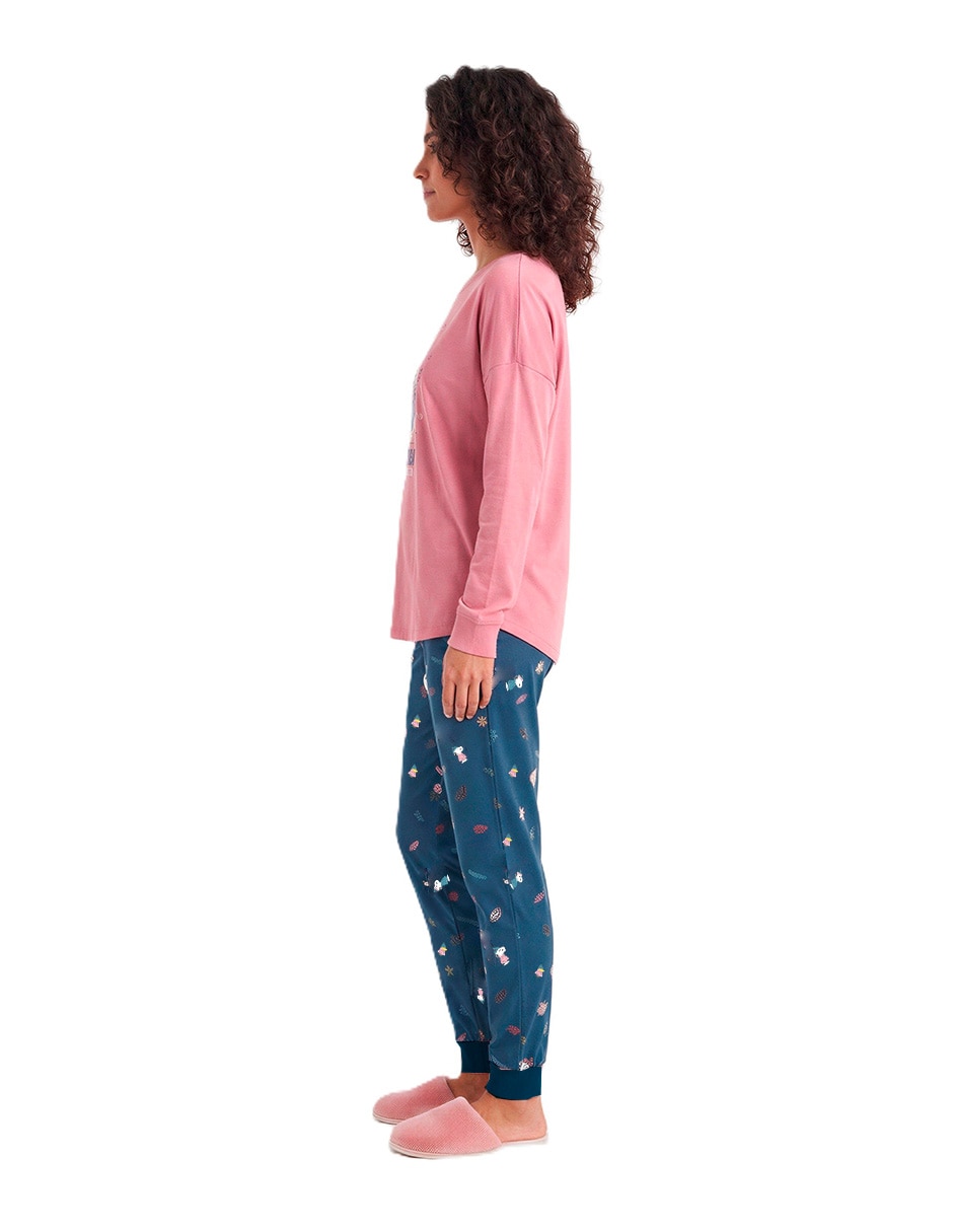 Conjunto pijama snoopy snoopy para mujer 4