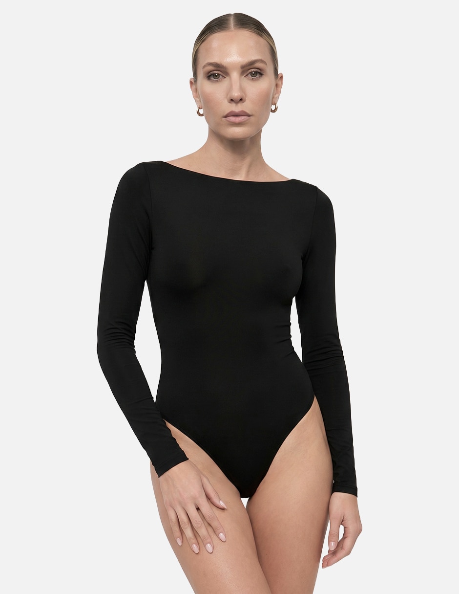 Body cuello Bardot escote Bardot para mujer