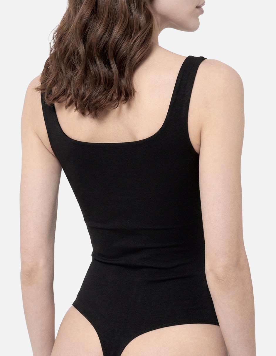 Body cuello con escote cuadrado para mujer 2