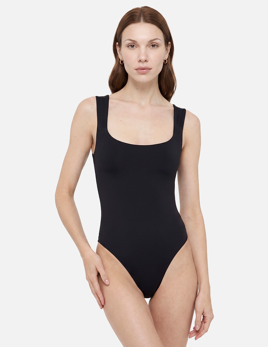 Body escote cuadrado para mujer