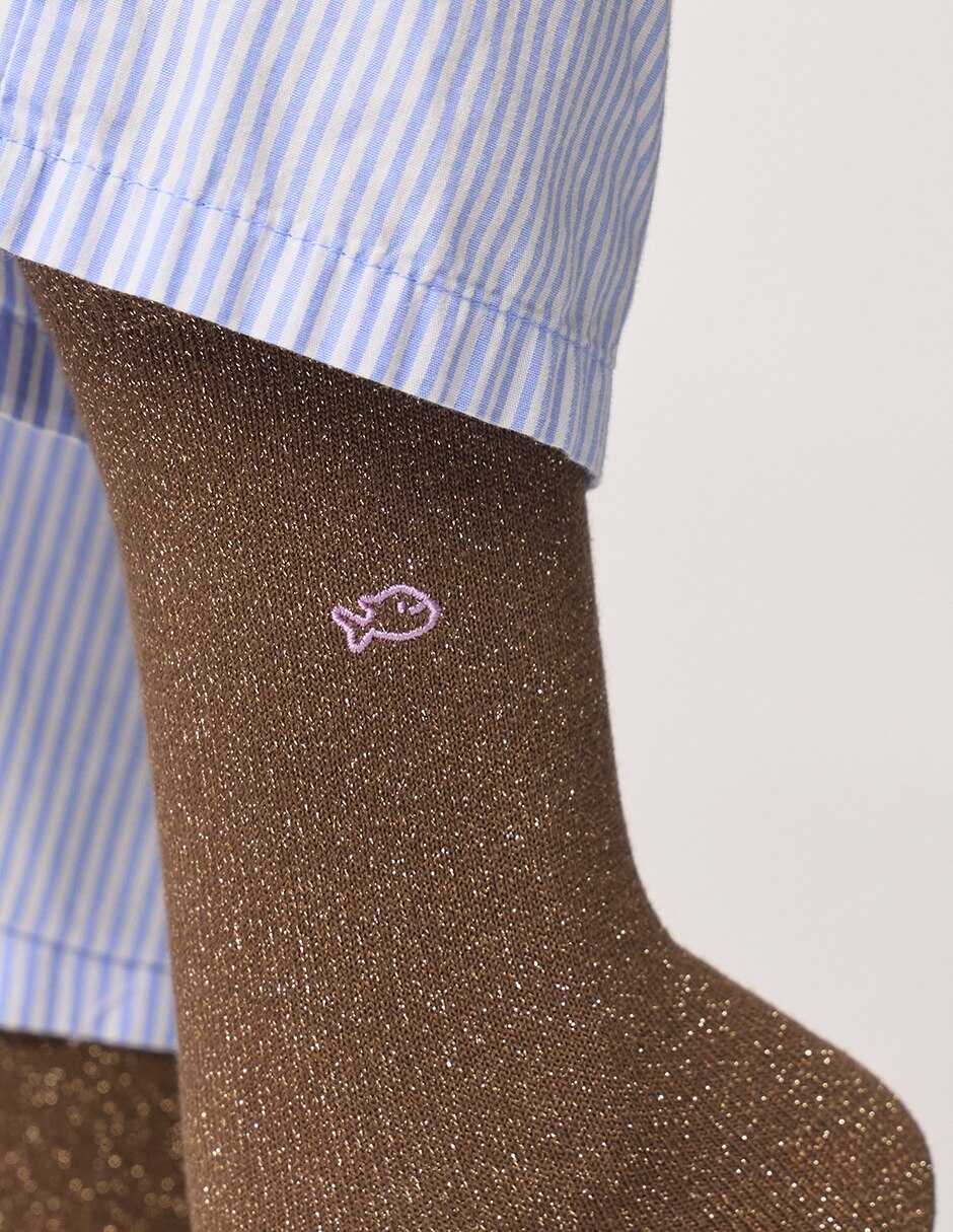 Calcetín comfort de algodón para mujer