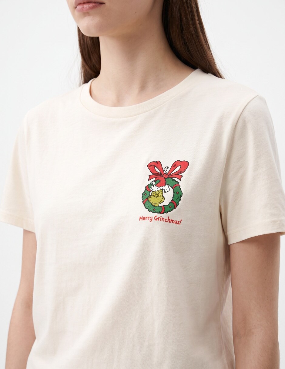 Conjunto pijama navideña Grinch para mujer 3