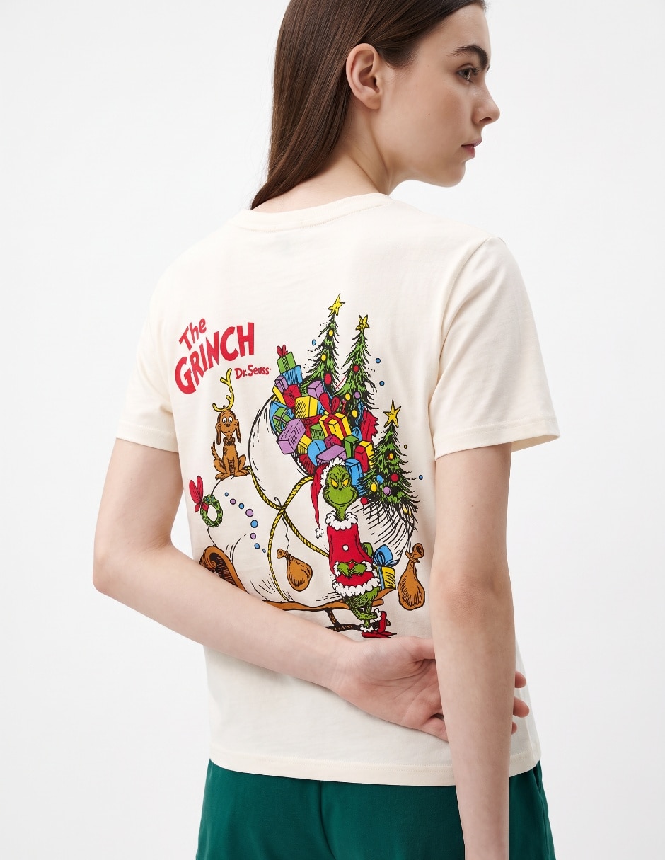 Conjunto pijama navideña Grinch para mujer 4