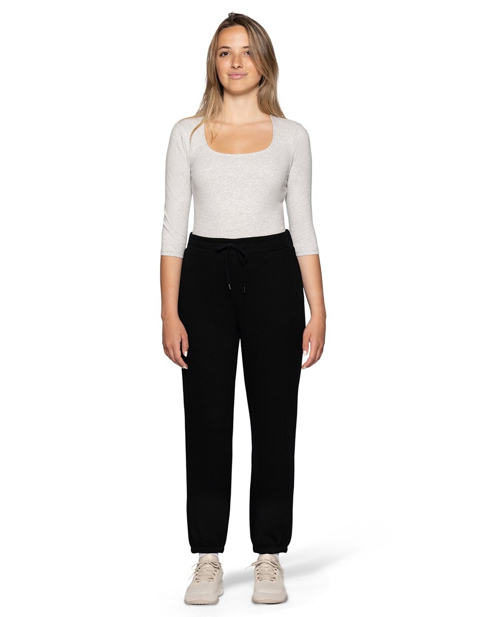 Legging a la cintura con botón para mujer 2