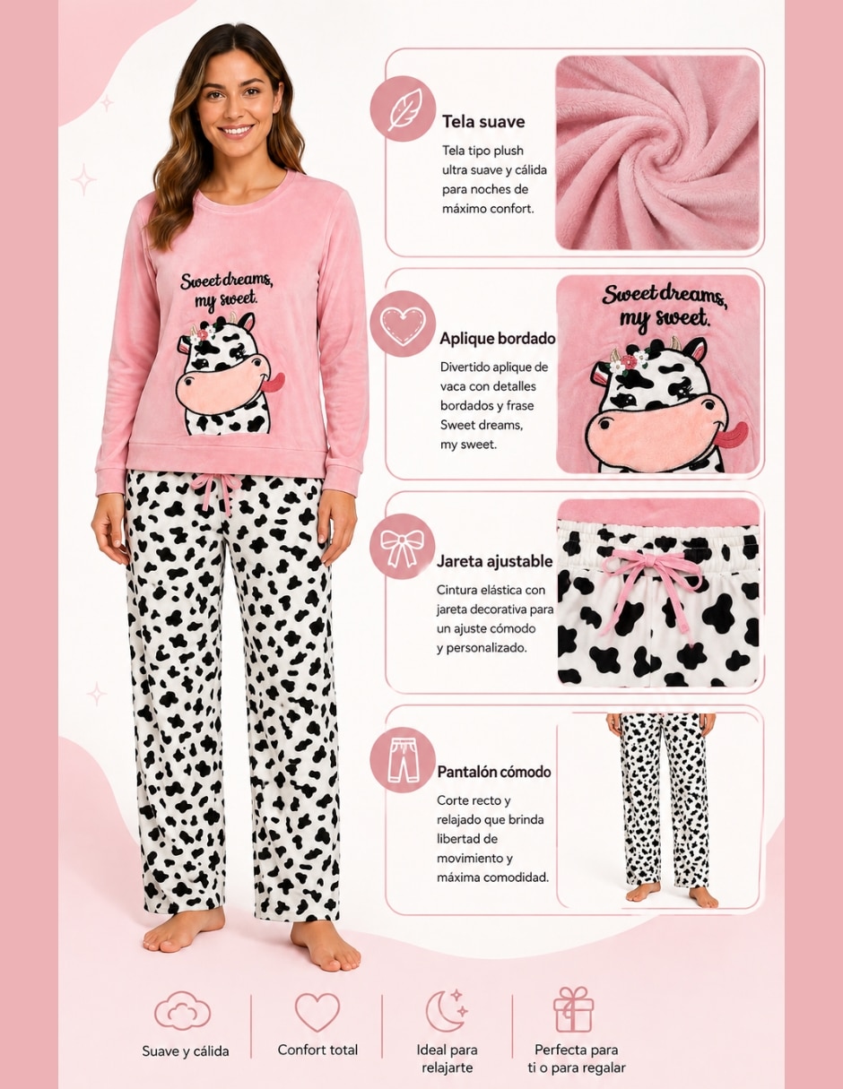 Conjunto pijama para mujer 2