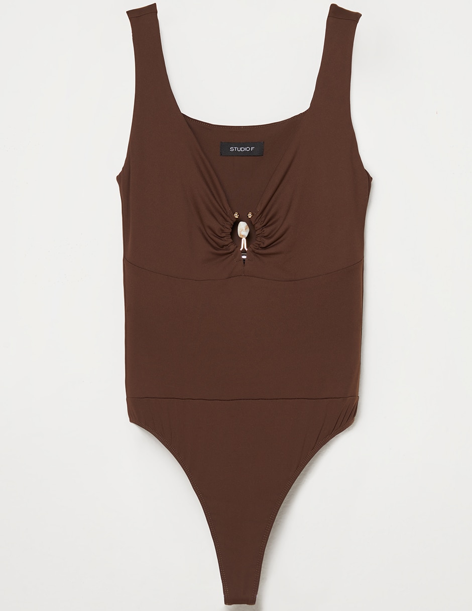 Body escote v para mujer 2