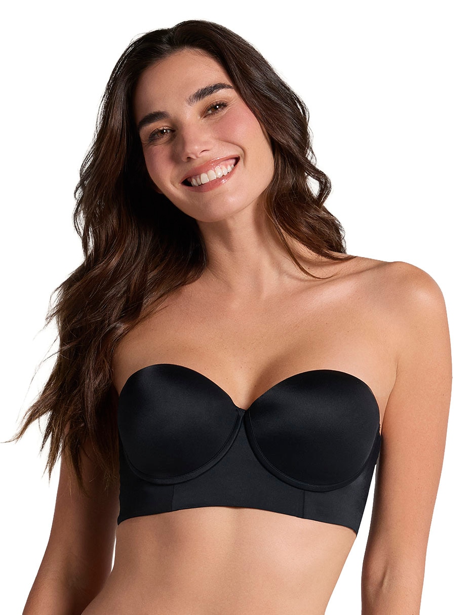 Brassiere Strapless copa ereformada para mujer