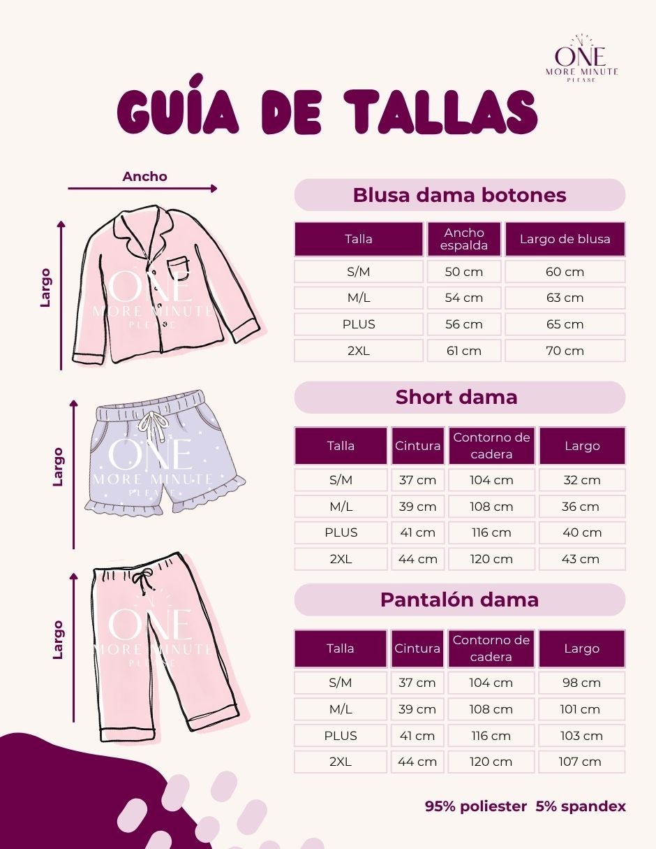 Conjunto pijama para mujer