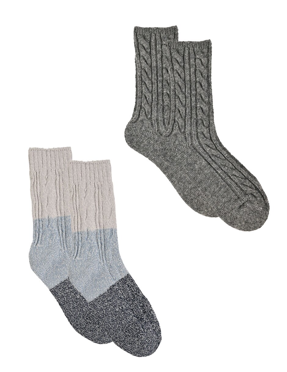 Calcetín comfort para mujer 2 pares Calcetín comfort para mujer 2 pares