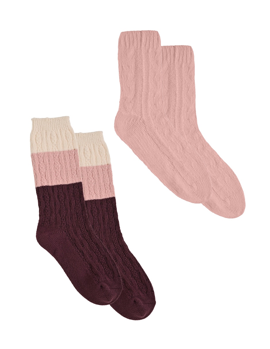 Calceta comfort para mujer 2 pares