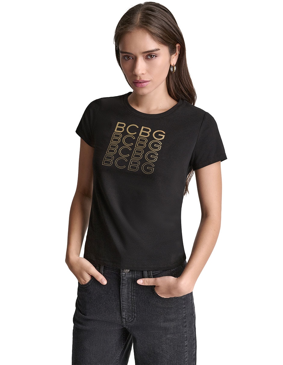 Camiseta cuello redondo manga corta Camiseta cuello redondo manga corta