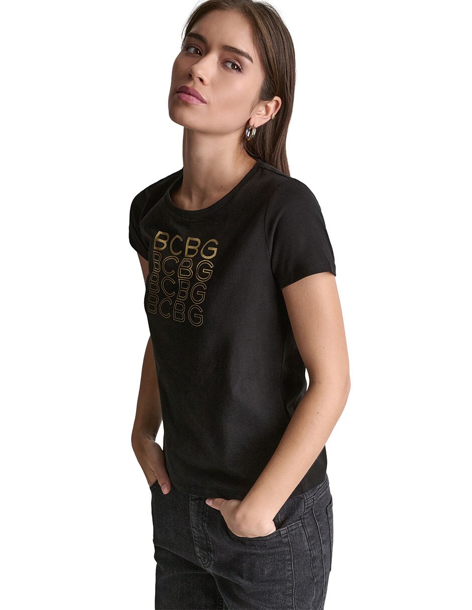Camiseta cuello redondo manga corta 4