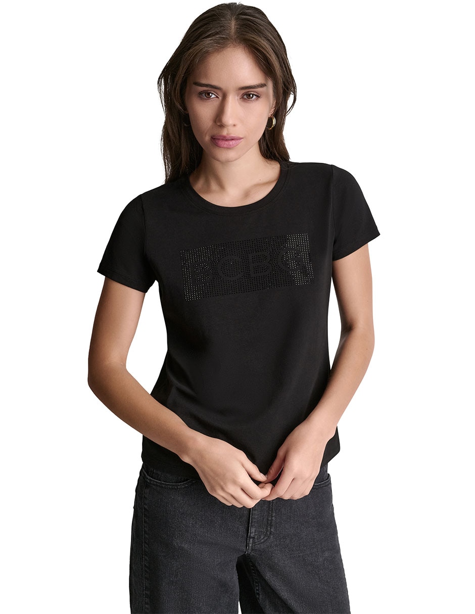 Camiseta cuello redondo manga corta Camiseta cuello redondo manga corta