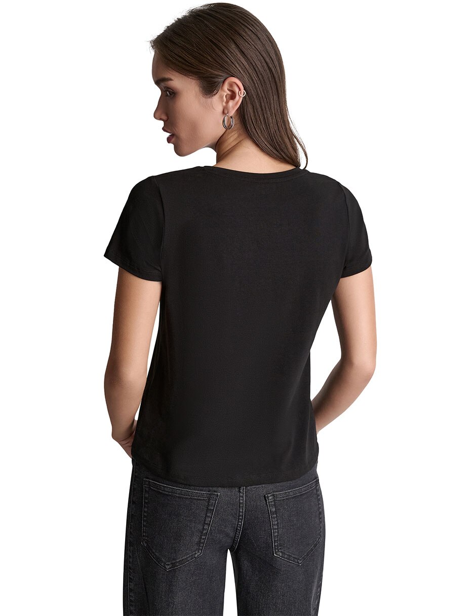 Camiseta cuello redondo manga corta 5