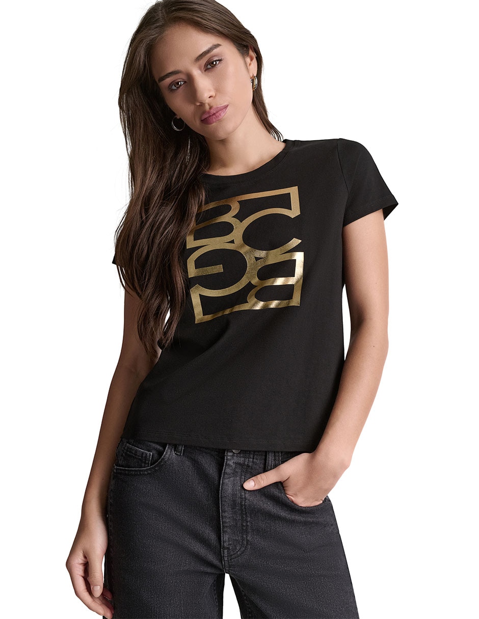 Camiseta cuello redondo manga corta Camiseta cuello redondo manga corta