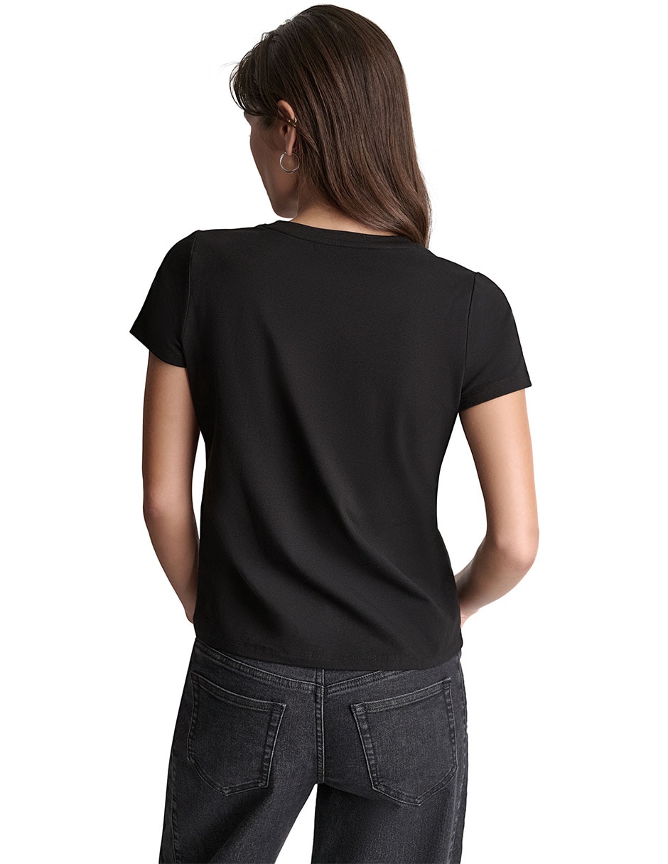 Camiseta cuello redondo manga corta 5