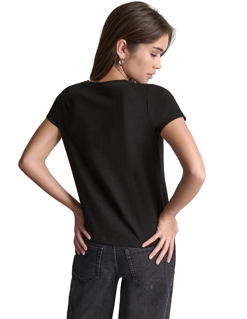 Camiseta cuello redondo manga corta 5