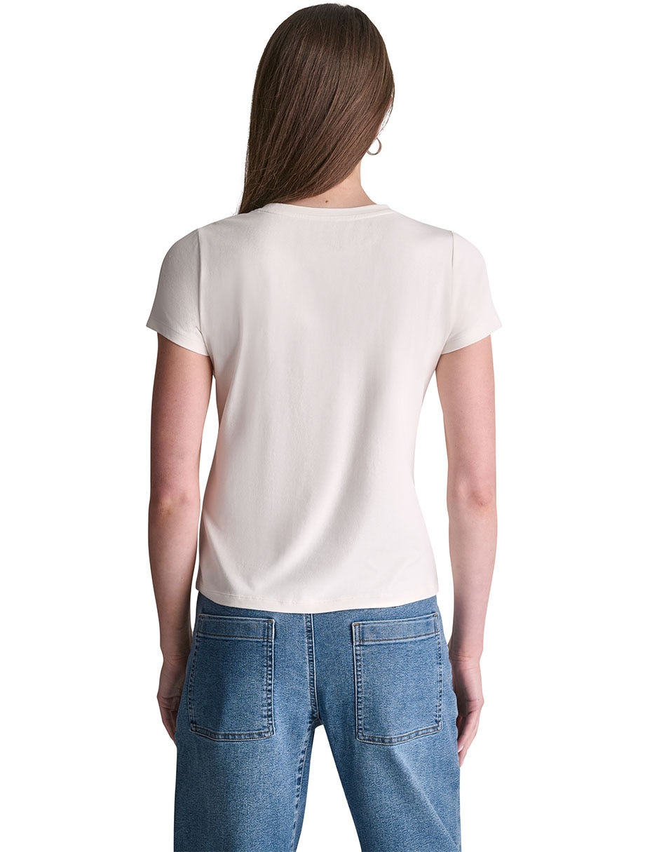 Camiseta cuello redondo manga corta 3