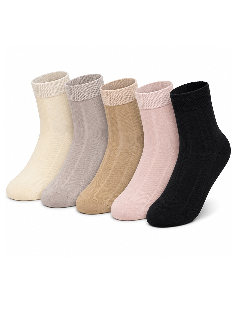 Calcetín Comfort de algodón para mujer 10 pares Calcetín Comfort de algodón para mujer 10 pares