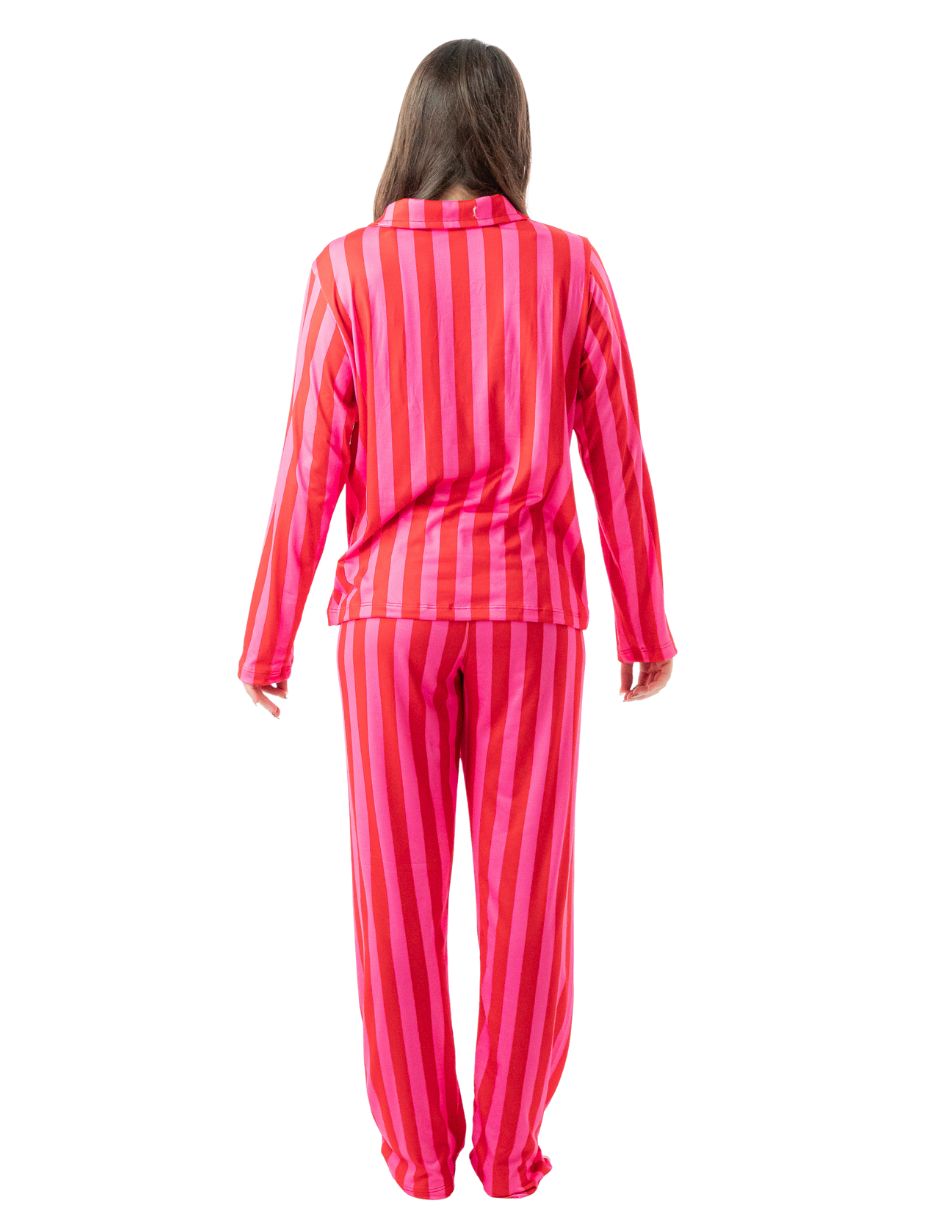 Conjunto pijama raya para mujer 3