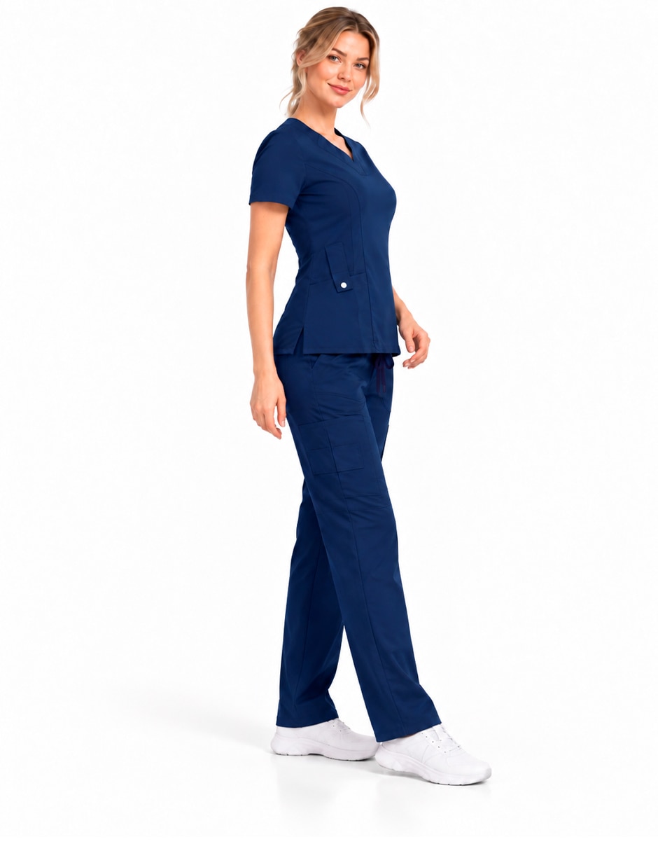 Pijama quirúrgica estilo Recto para Mujer 6