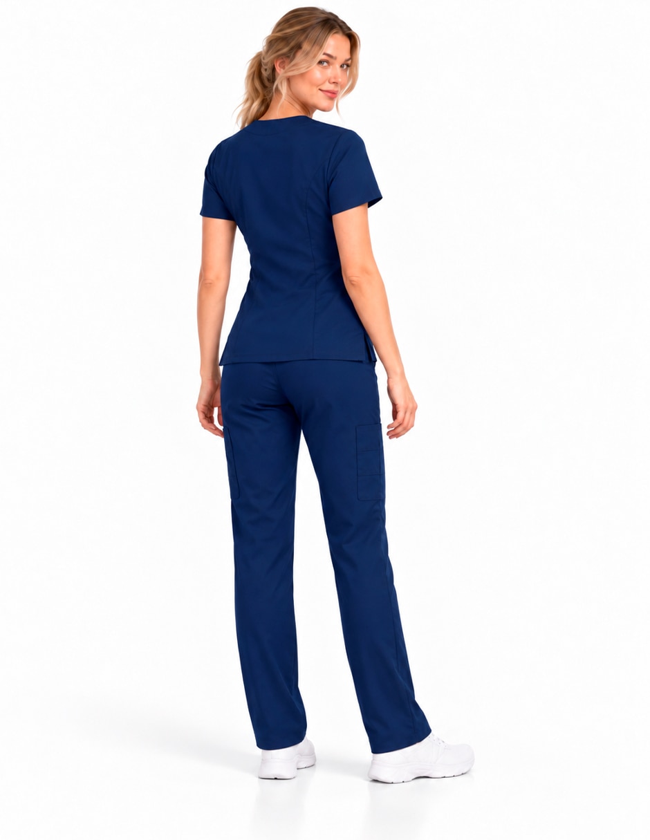 Pijama quirúrgica estilo Recto para Mujer 5