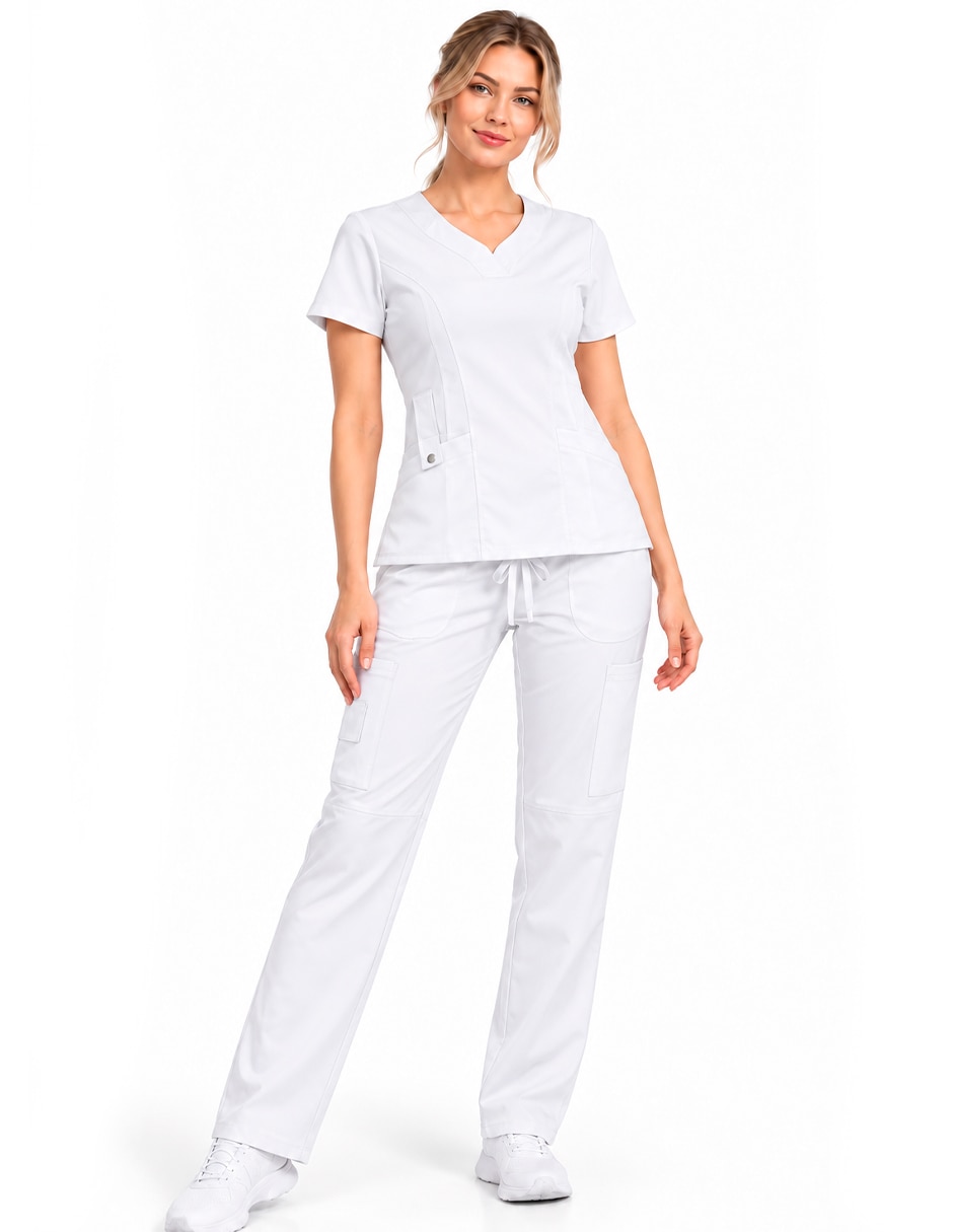 Pijama quirúrgica estilo Recto para Mujer 1