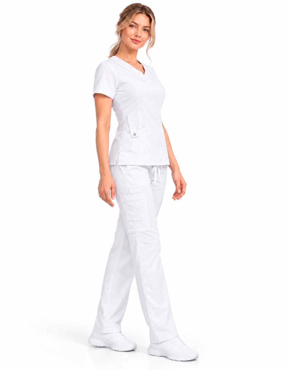 Pijama quirúrgica estilo Recto para Mujer 5