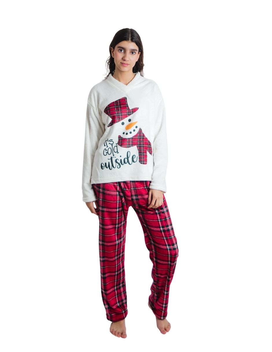 Conjunto pijama MONO DE NIEVE Muñeco de nieve para mujer Conjunto pijama MONO DE NIEVE Muñeco de nieve para mujer