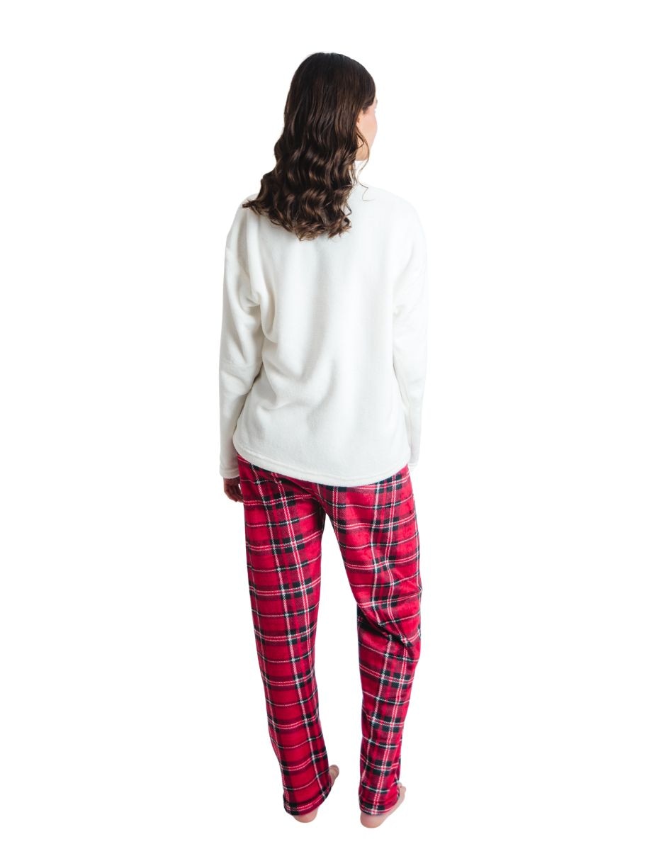 Conjunto pijama MONO DE NIEVE Muñeco de nieve para mujer 3
