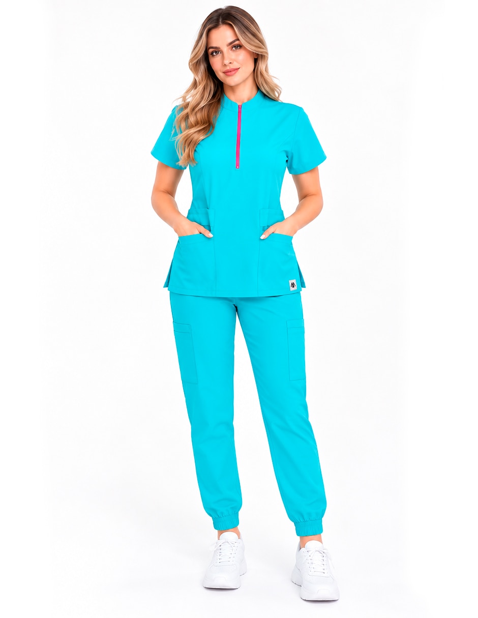 Pijama quirúrgica estilo regular para mujer