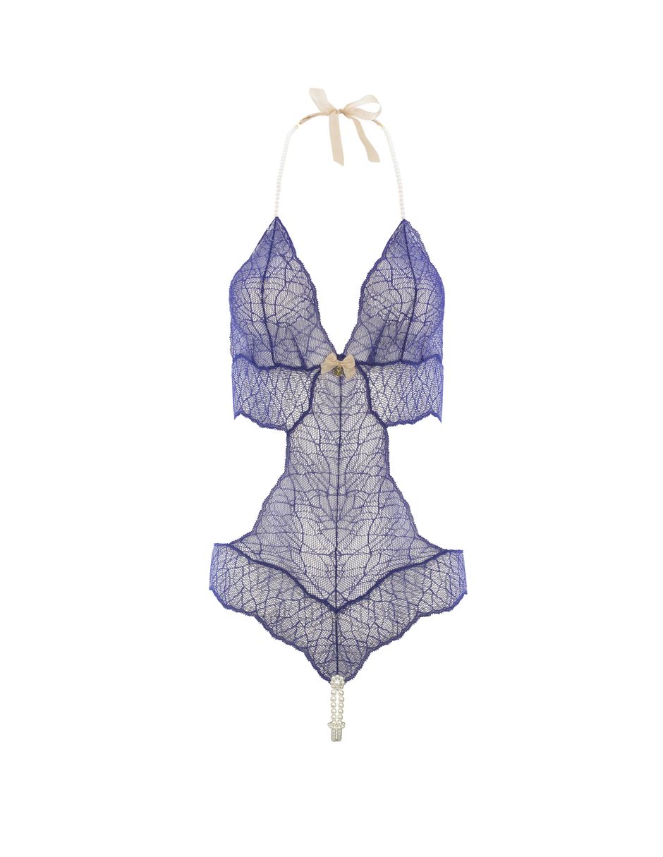 Body cuello Halter escote V para mujer