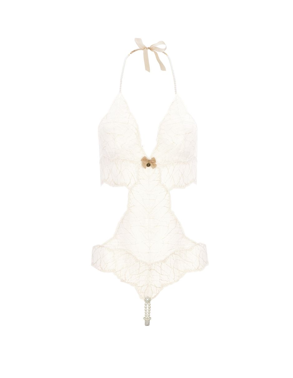 Body cuello Halter escote V para mujer