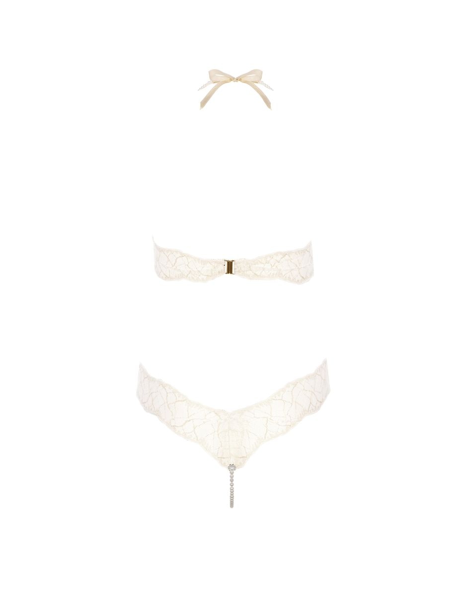 Body cuello Halter escote V para mujer 2