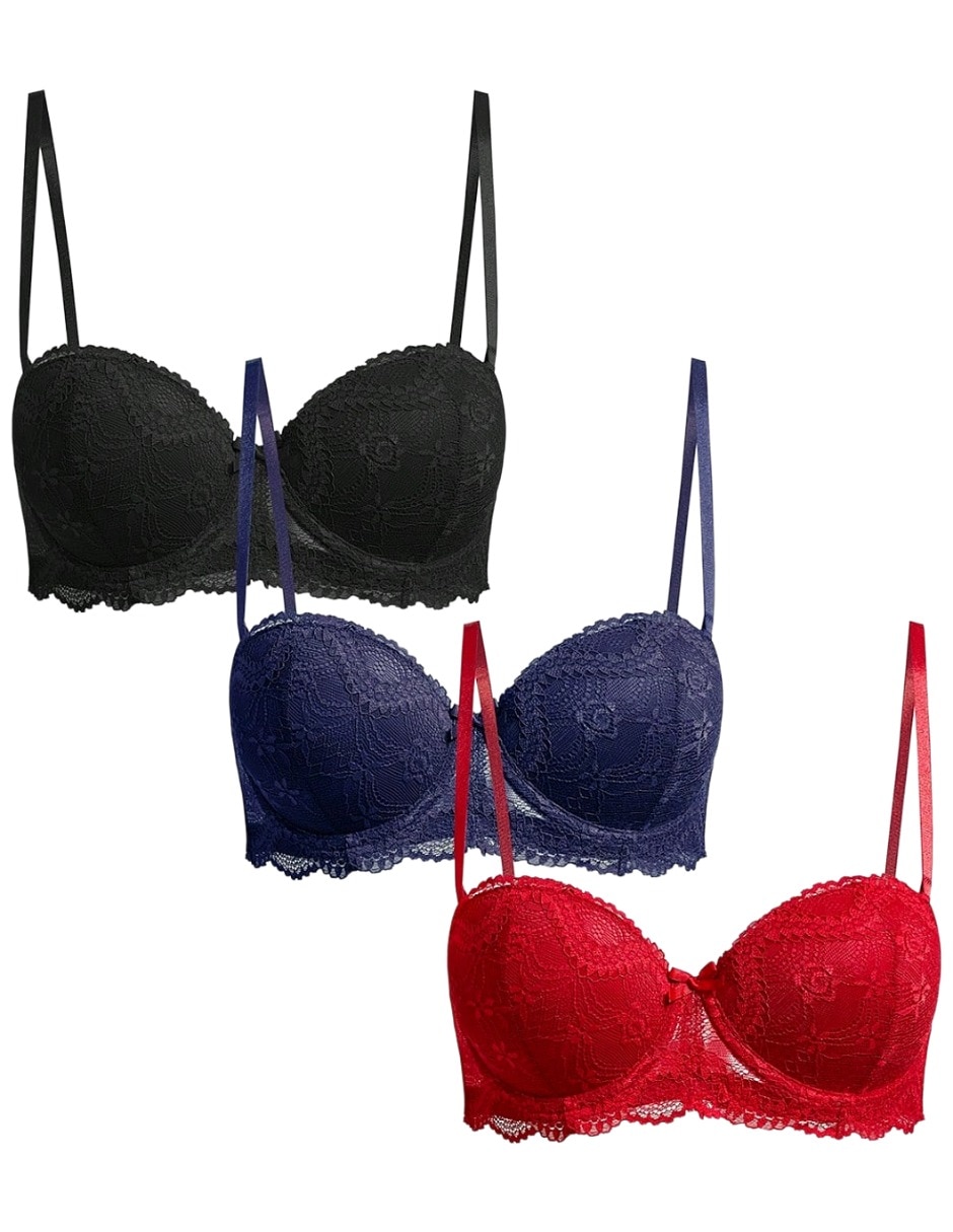 Brassiere balconette copa balconette para mujer Brassiere balconette copa balconette para mujer
