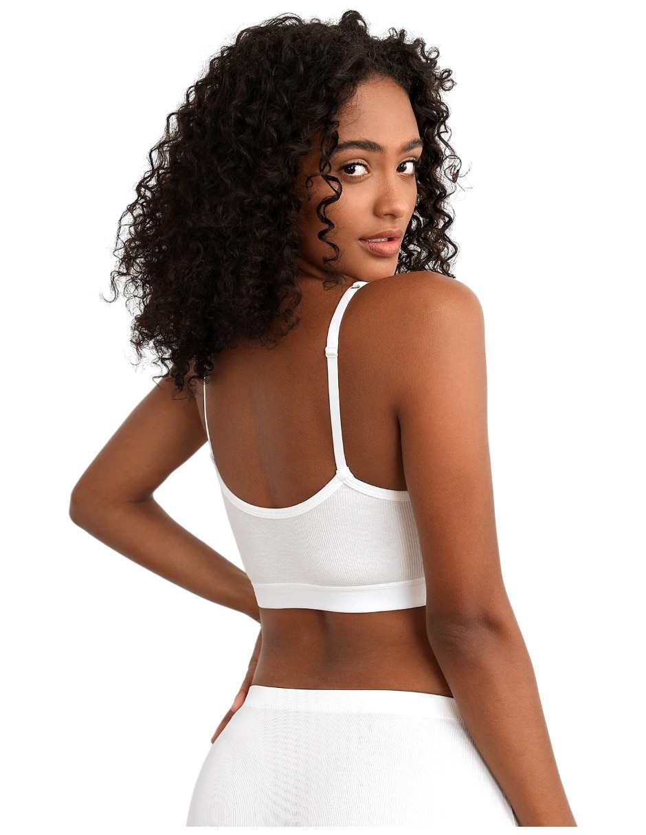Brassiere bralette copa removible para mujer 7