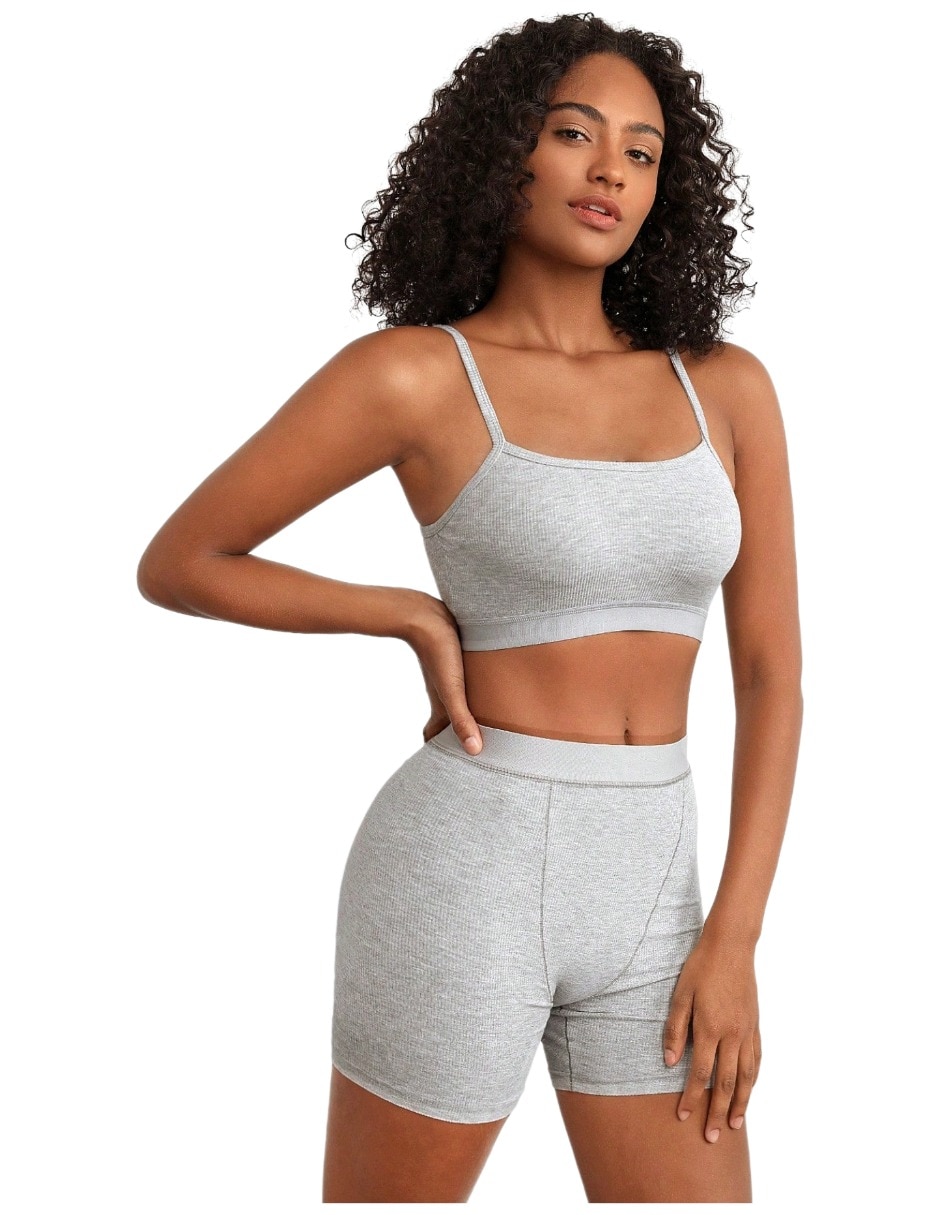 Brassiere bralette copa removible para mujer 3