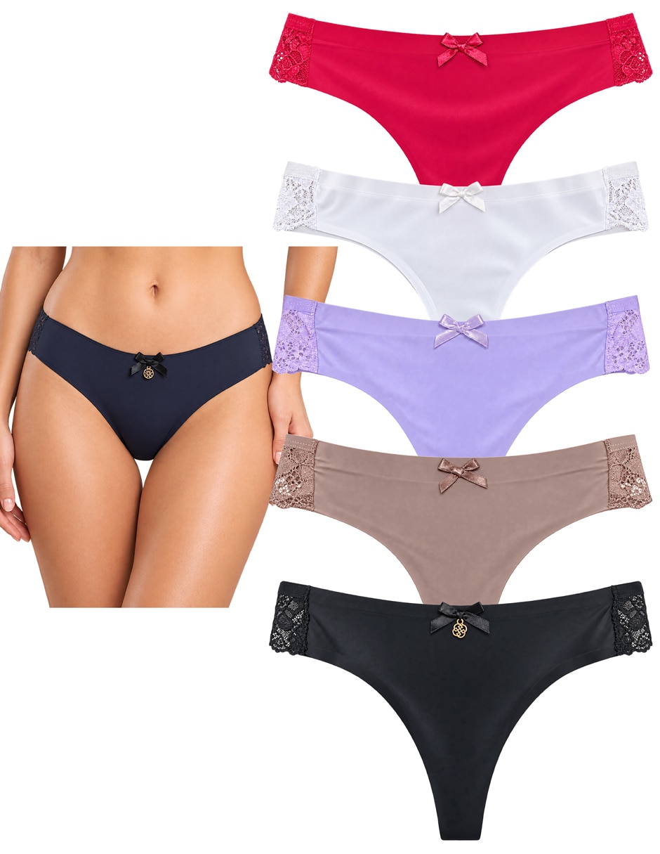 Tanga de Nylon y elastano para mujer Tanga de Nylon y elastano para mujer