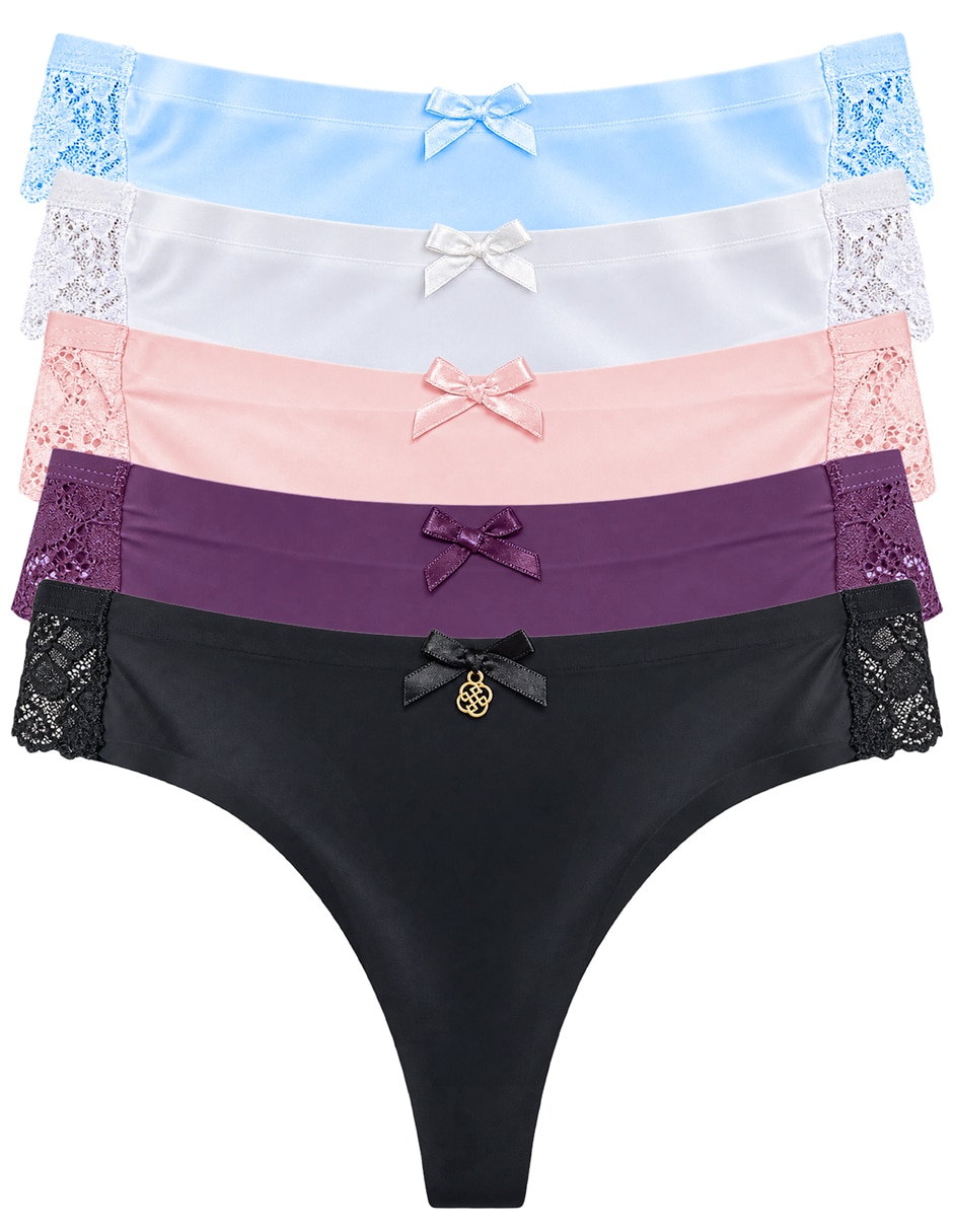 Tanga de Nylon y spandex para mujer 2