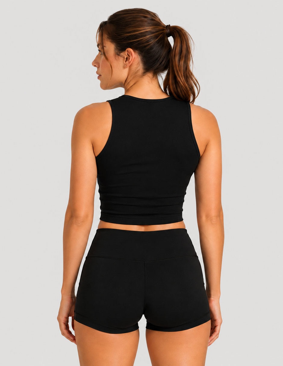 Camiseta cuello redondo regular 3