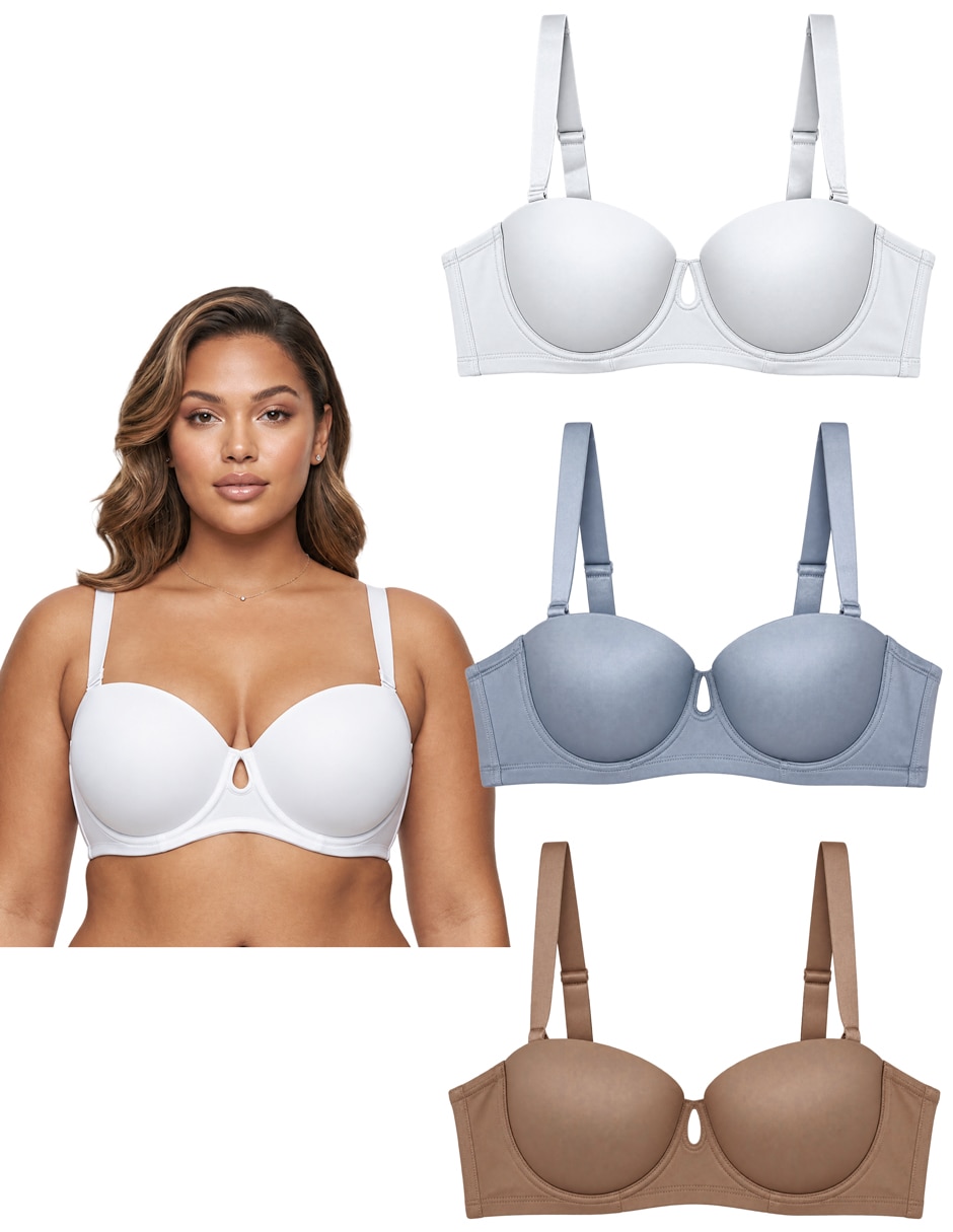 Brassiere/Set brassiere Brassiere demi copa Preformada Seamless para