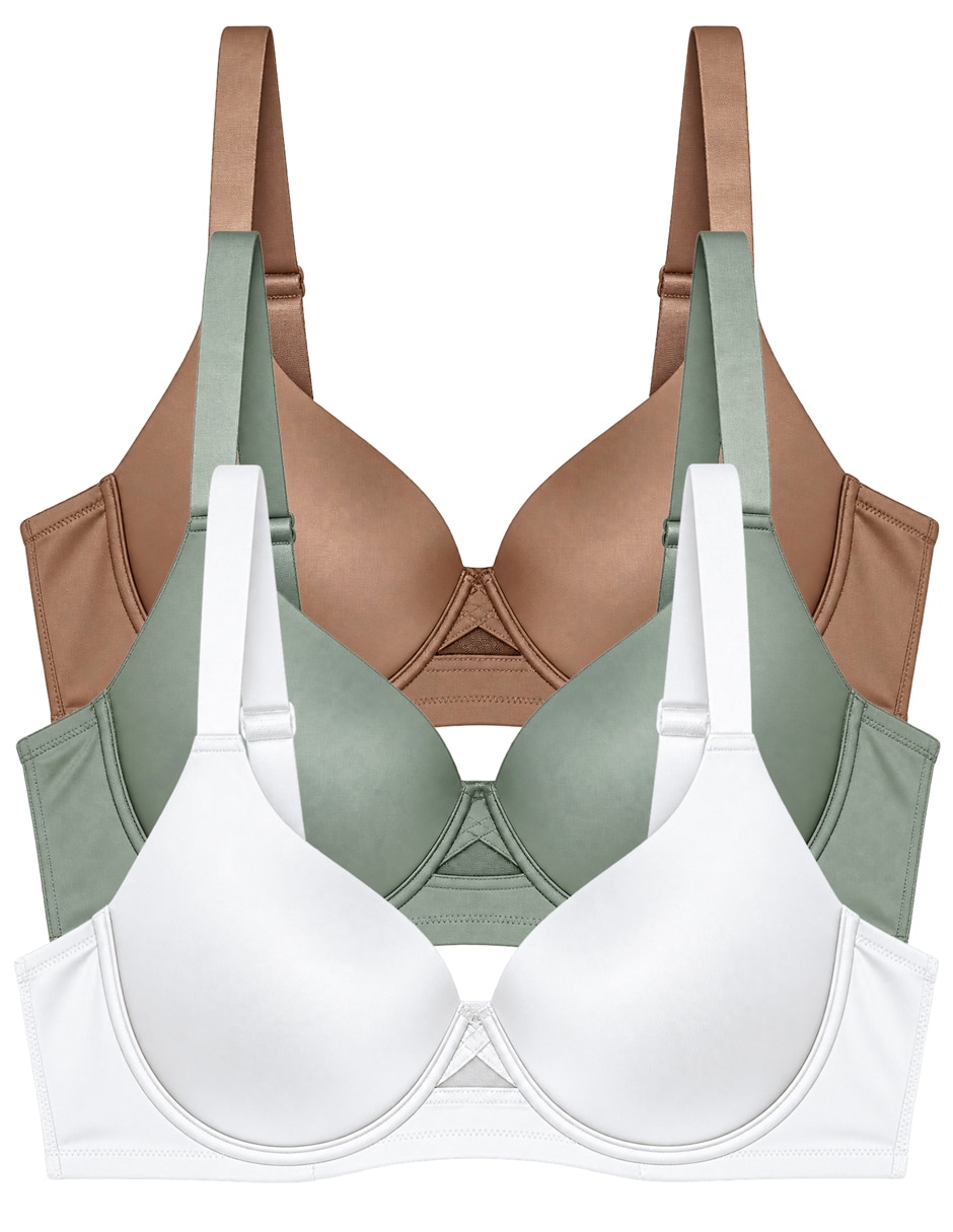 Brassiere/Set brassiere Brassiere demi copa Con copa Seamless para 2