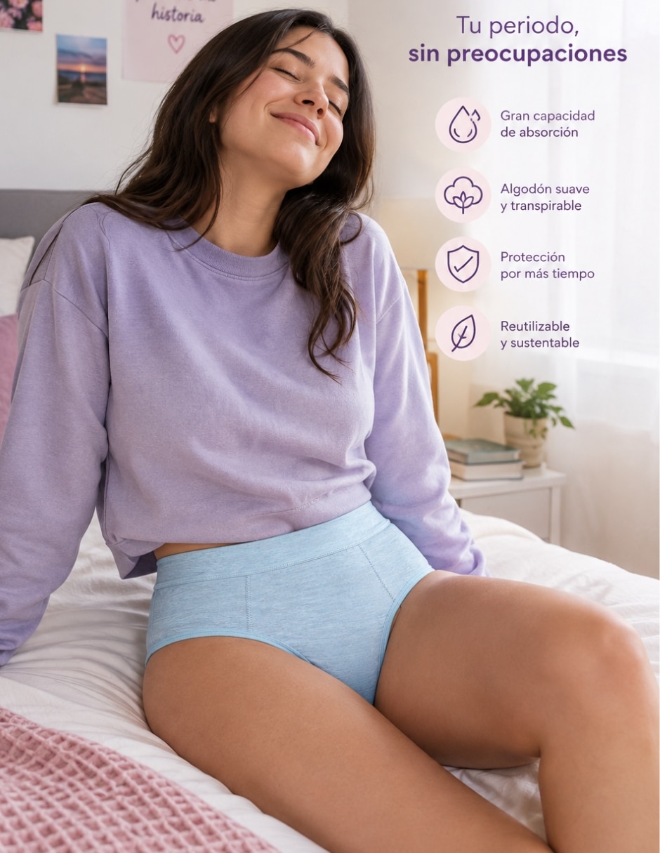 Set panty menstrual flujo Abundante 8