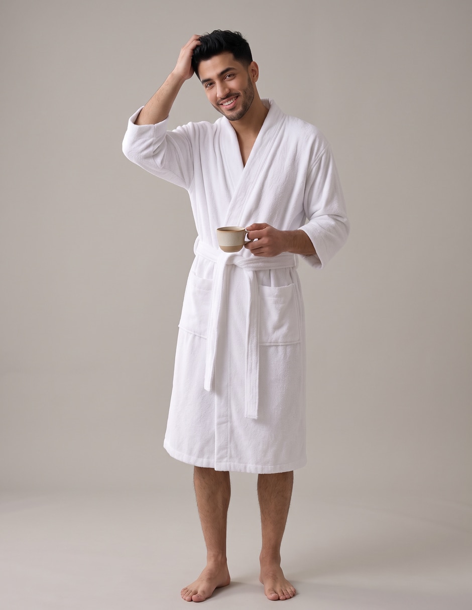Bata de baño para hombre 2