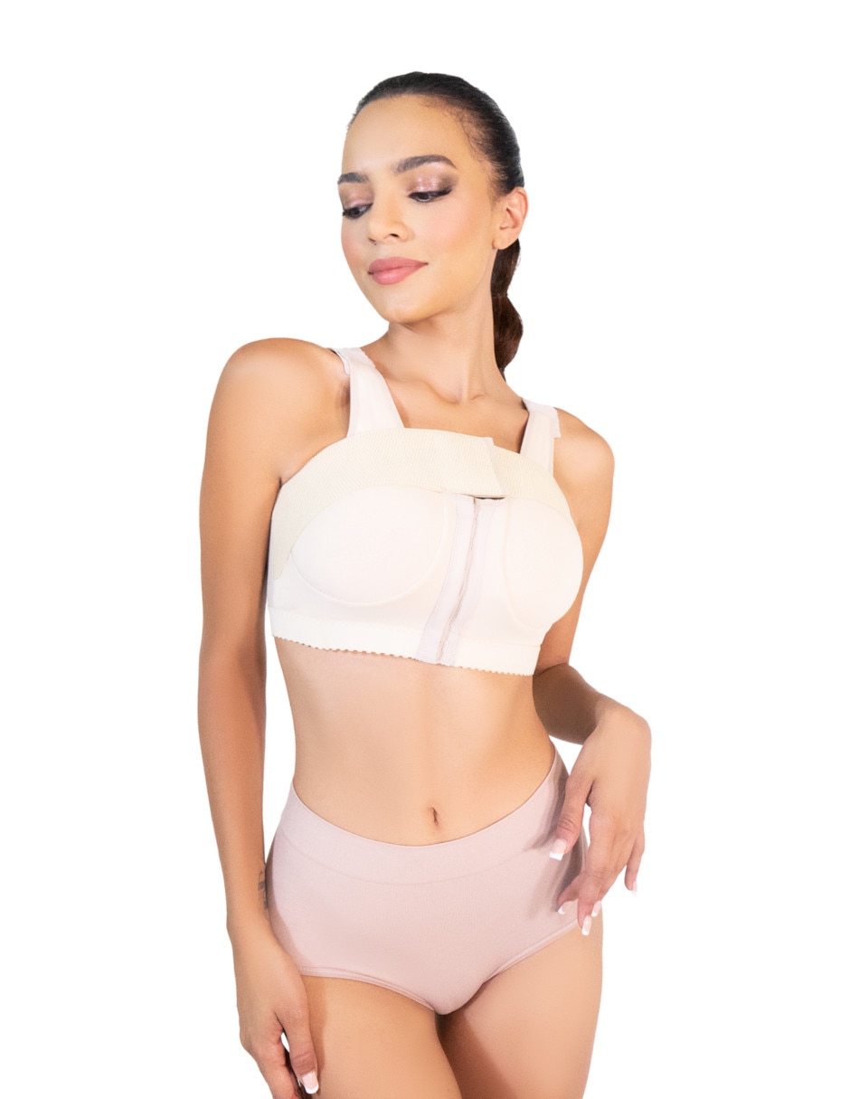Brassiere peto medio copa preformada para mujer 2