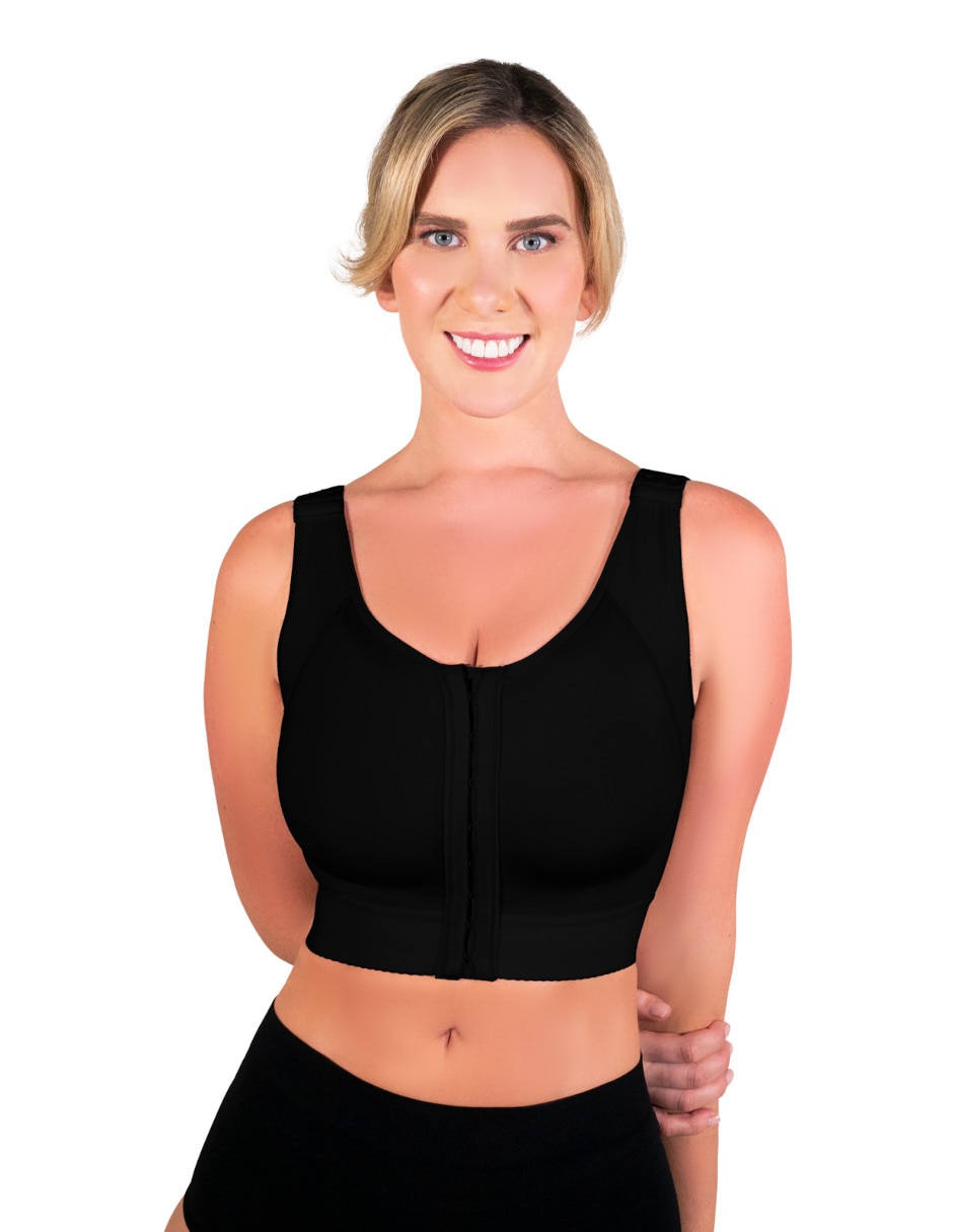 Brassiere peto medio copa sin copa mastectomía para mujer