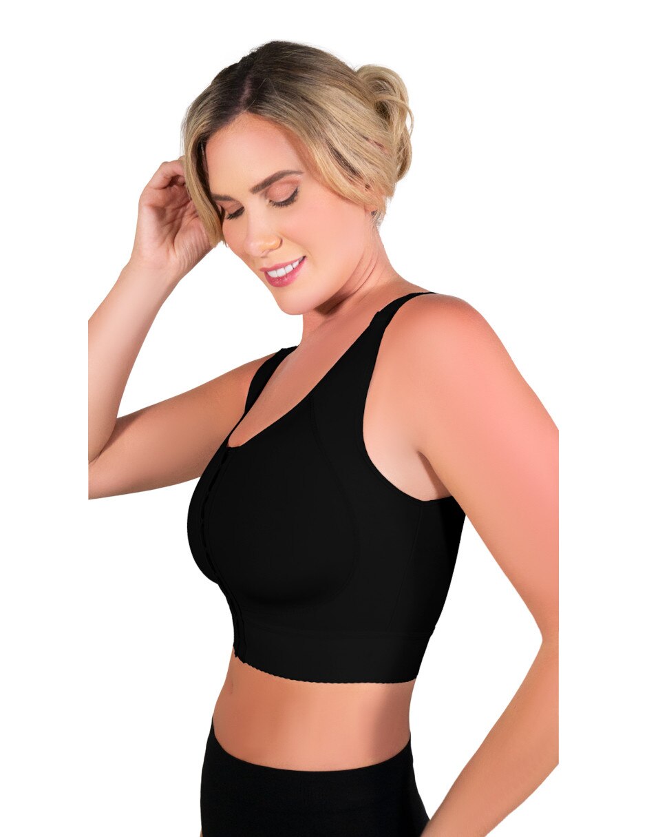 Brassiere peto medio copa sin copa mastectomía para mujer 4