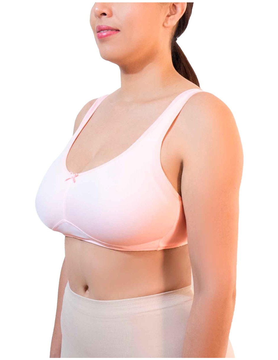 Brassiere peto medio copa preformada mastectomía para mujer 3