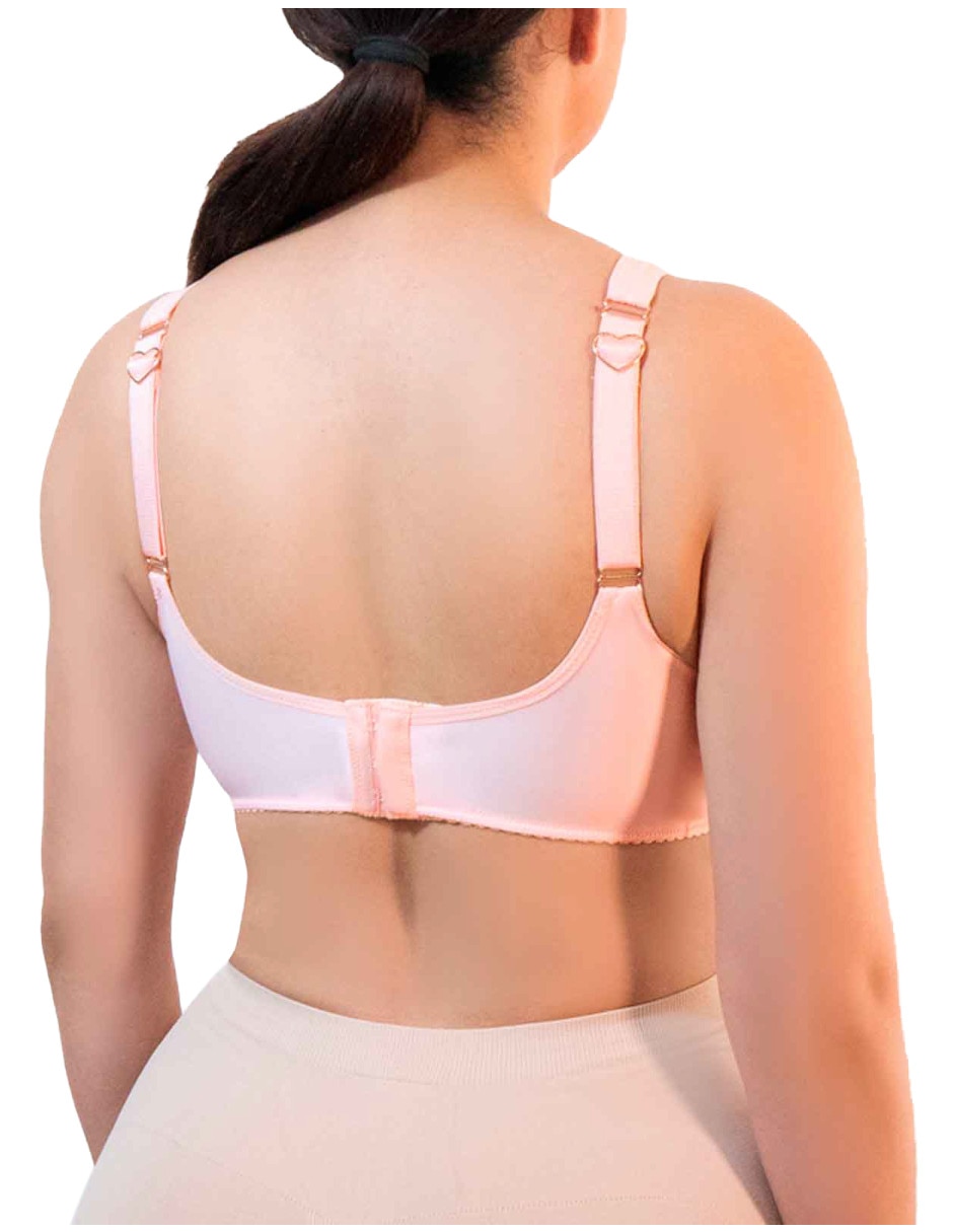 Brassiere peto medio copa preformada mastectomía para mujer 4