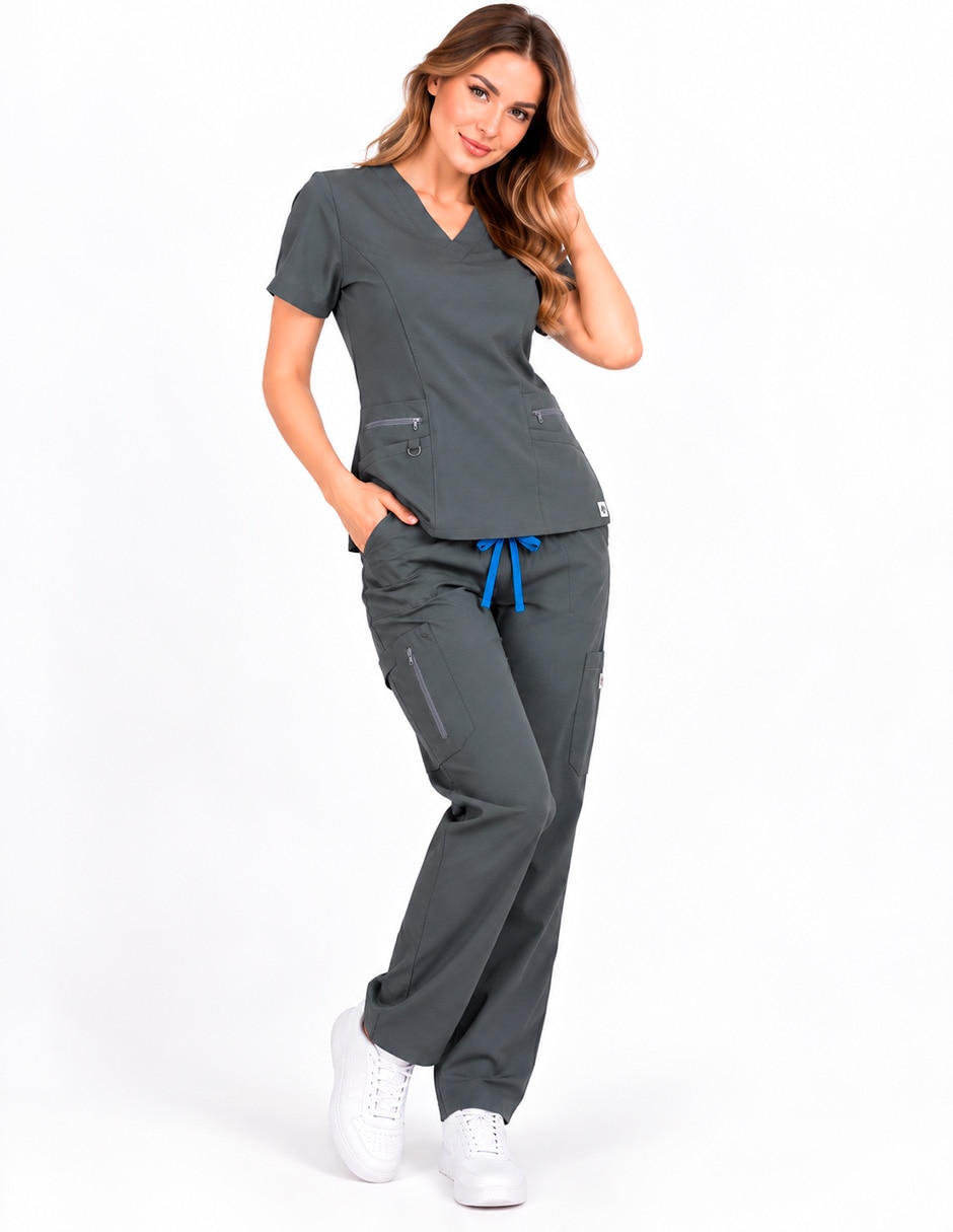 Pijama quirúrgica estilo regular para mujer Pijama quirúrgica estilo regular para mujer